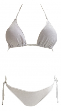 Bikini lurex blanc Bikini lurex blanc