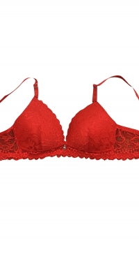 Soutien gorge triangle rouge