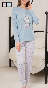 Grossiste L.dessous - Lot de Pyjama pilou pilou licorne enfant