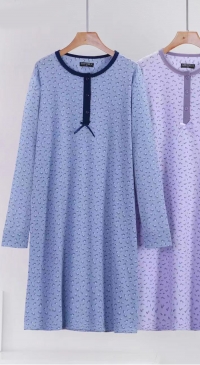 Chemise de Nuit molletonné grande taille du 48 au 56