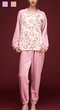 Pyjama pilou pilou en Velours pour Femme • Tous en Pyjama !