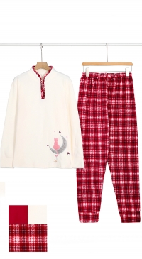 Grossiste L.dessous - Lot de Pyjama enfant Noël Renne, Lingerie de fetes